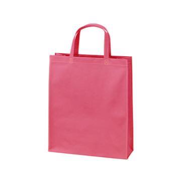 ベーシック不織布トートバッグ100 A4縦：ローズピンクのメイン画像
