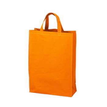 ベーシック不織布トートバッグ75 中縦：オレンジのメイン画像