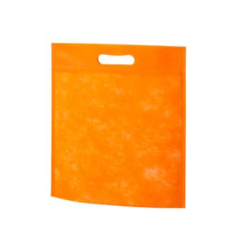 小判抜き不織布バッグB5：オレンジのメイン画像