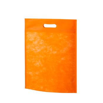 小判抜き不織布バッグA4：オレンジのメイン画像