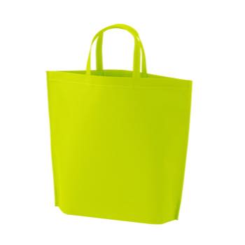シンプル不織布トートバッグ　　小：マスカットグリーンの商品画像