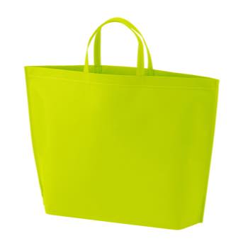 シンプル不織布トートバッグ 大：マスカットグリーンの商品画像