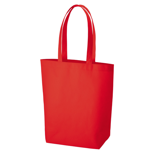 不織布バッグ（M）：レッドの商品画像