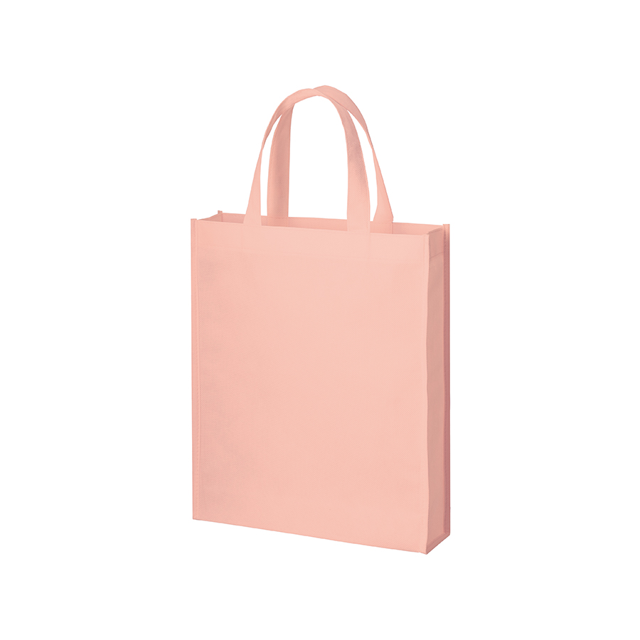 再生不織布A4スクエアトート：サーモンピンクの商品画像