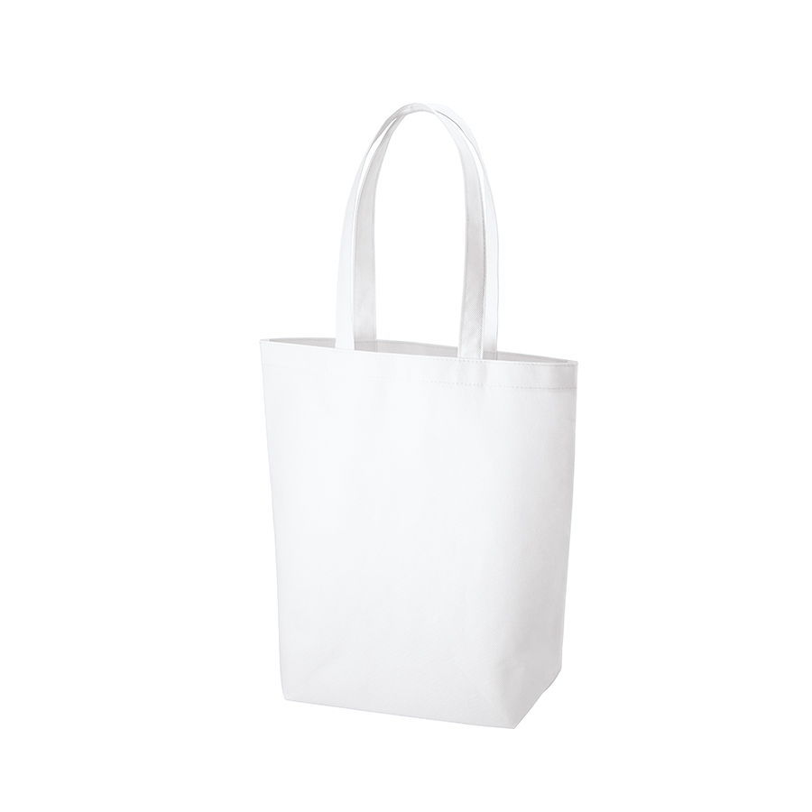 再生不織布バッグ（M）：ナチュラルホワイトの商品画像