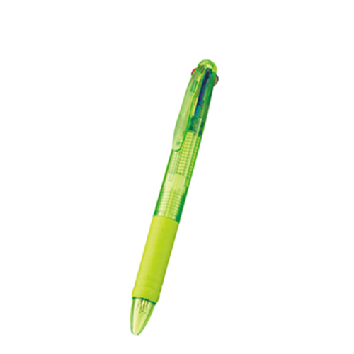 3色プラスワンボールペン：グリーンの商品画像