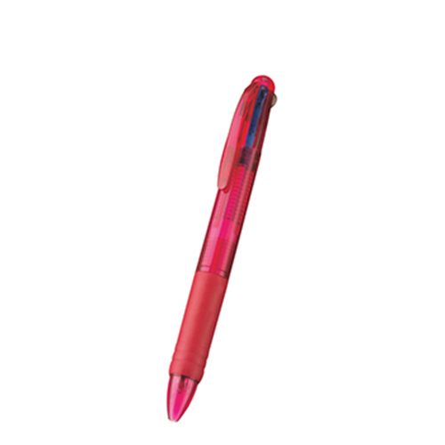 3色プラスワンボールペン：ピンクの商品画像