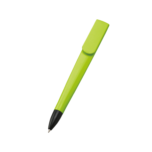 ラペルボールペン：ライトグリーンのイメージ画像