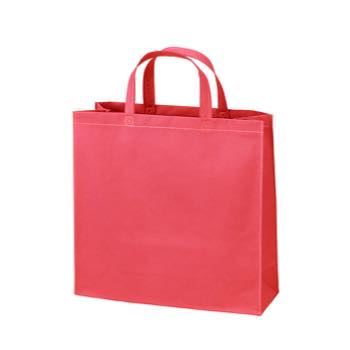 ベーシック不織布トートバッグ100 小：ローズピンクのメイン画像