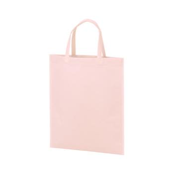 持ち手付き不織布バッグA4 75G：ライトピンクのイメージ画像