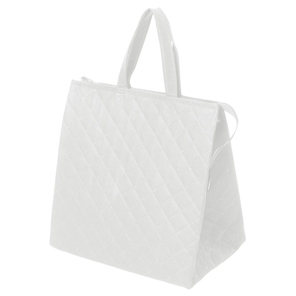 保冷バッグ カラークールキルトバッグ中：白のイメージ画像