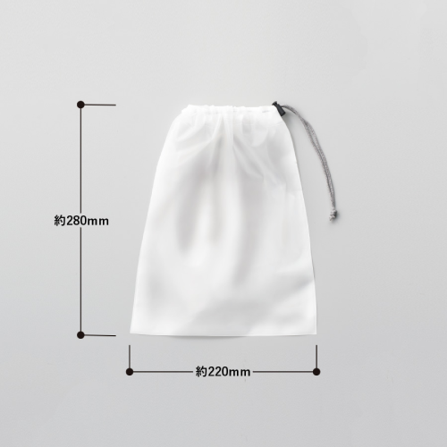 EVA巾着（M）クリアのサンプルイメージ画像１