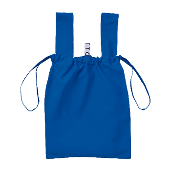 クルリト デイリー 巾着バッグ：ブルーのイメージ画像